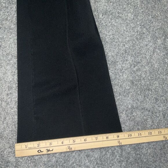 ALC A.L.C. Pants Womens Size S Black Ponte Cropped Ankle Flare - Picture 7 of 9